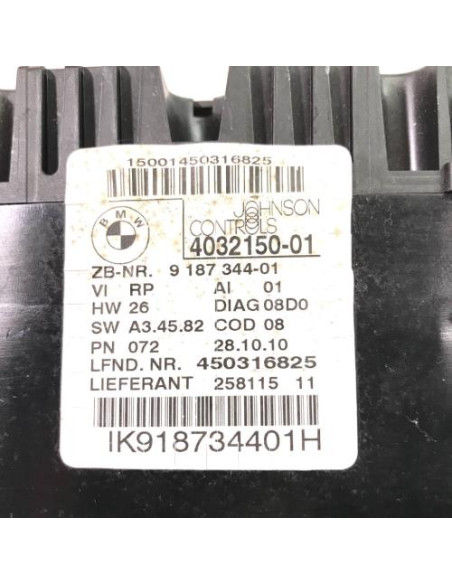 Compteur BMW SERIE 3 E91 TOURING PHASE 2 BREAK Diesel