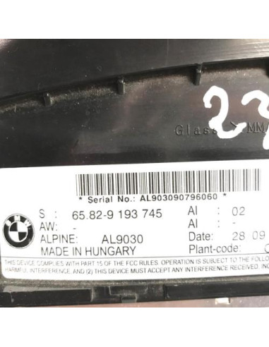 Ecran GPS BMW SERIE 3 E91 TOURING PHASE 2 BREAK Diesel