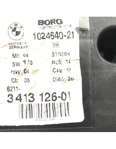 Compteur BMW X3 E83 PHASE 1 Diesel