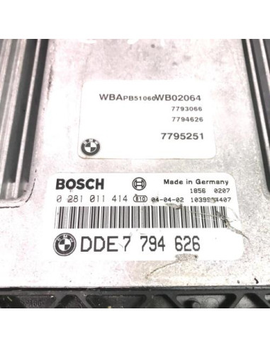 Calculateur moteur BMW X3 E83 PHASE 1 Diesel