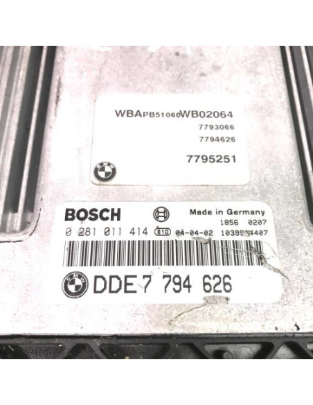 Calculateur moteur BMW X3 E83 PHASE 1 Diesel