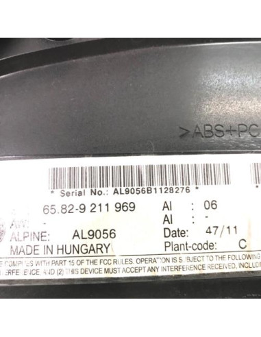 Ecran GPS BMW SERIE 3 E91 TOURING PHASE 2 BREAK Diesel