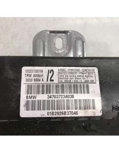 Air bag lateral droit BMW SERIE 3 E46 COUPE PHASE 1 Essence