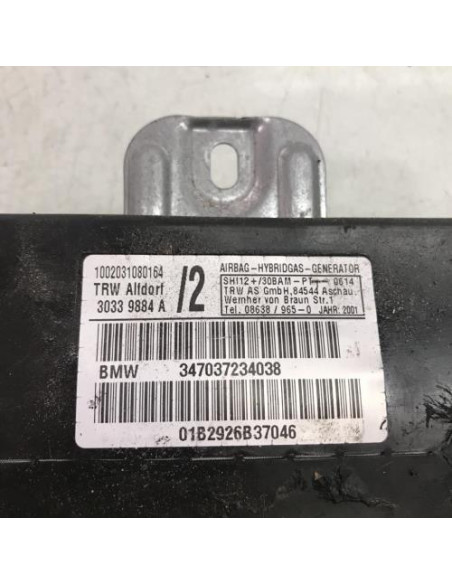 Air bag lateral droit BMW SERIE 3 E46 COUPE PHASE 1 Essence