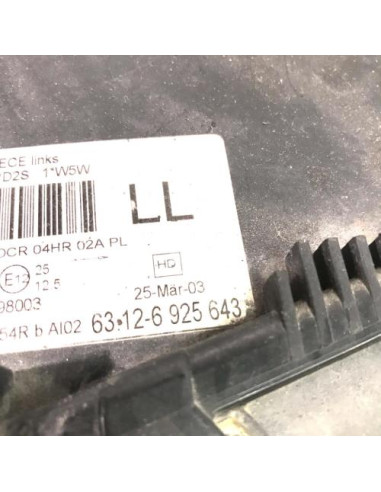 Optique avant principal gauche (feux)(phare) BMW SERIE 3 E46 PHASE 2 