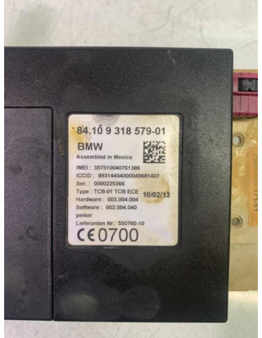 Calculateur BMW SERIE 3 F31 TOURING PHASE 1 BREAK Diesel