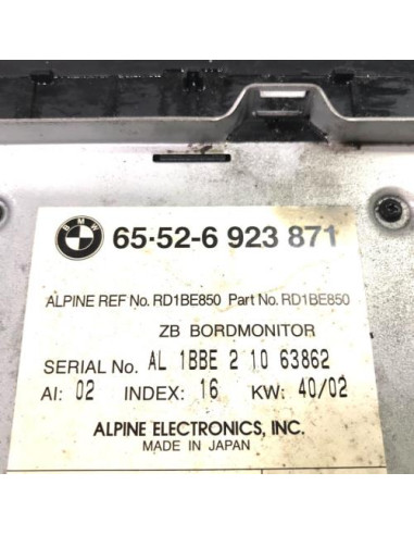 Ecran GPS BMW SERIE 3 E46 PHASE 2 Diesel