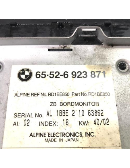 Ecran GPS BMW SERIE 3 E46 PHASE 2 Diesel