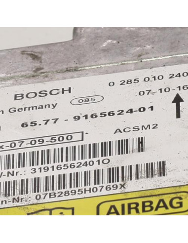 Boitier air bag BMW SERIE 3 E93 CABRIO PHASE 1 Diesel