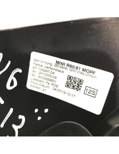 Tableau de bord MINI MINI 2 R61 PACEMAN COUPE 