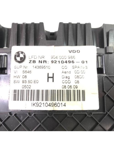 Compteur BMW Z4 E89 ROADSTER CABRIOLET Essence