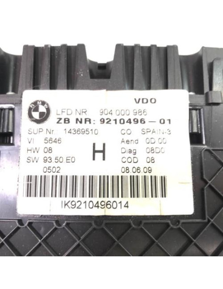 Compteur BMW Z4 E89 ROADSTER CABRIOLET Essence