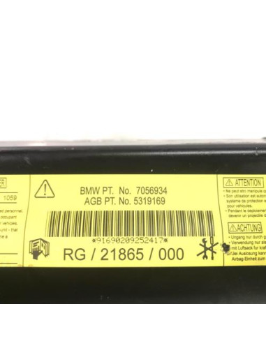 Air bag passager MINI MINI 1 R50/R53 PHASE 1 Essence