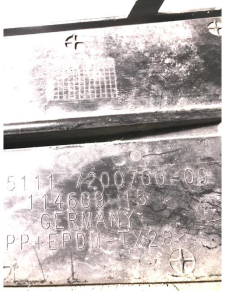 Grille de pare choc BMW SERIE 5 F10 PHASE 1 