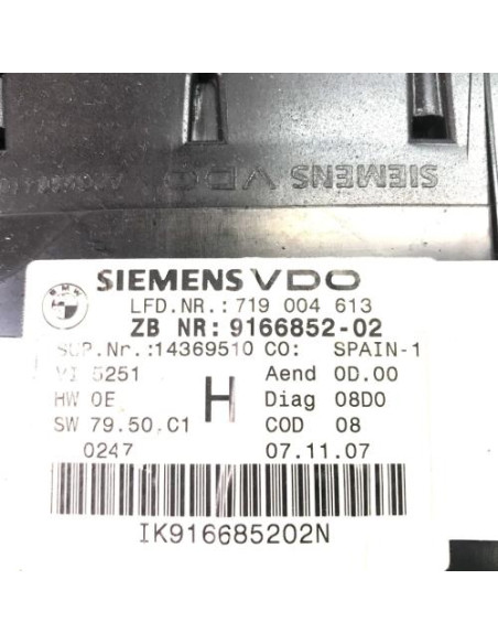 Compteur BMW SERIE 3 E90 PHASE 1 Essence