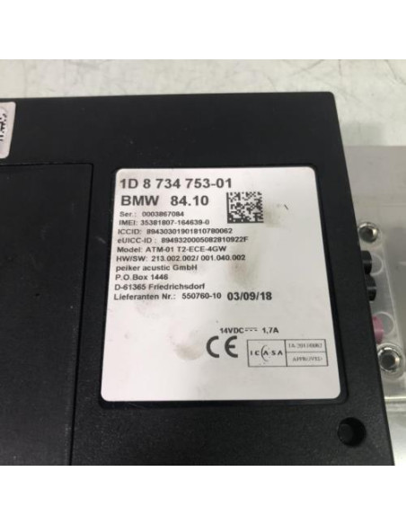 Calculateur BMW SERIE 3 F31 TOURING PHASE 2 BREAK Diesel