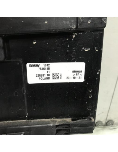 Moto ventilateur radiateur BMW X1 F48 PHASE 2 Essence/Hybride