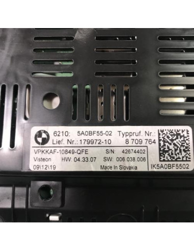 Compteur BMW SERIE 2 F44 GRAN COUPE 