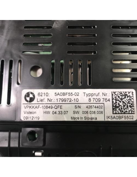 Compteur BMW SERIE 2 F44 GRAN COUPE 