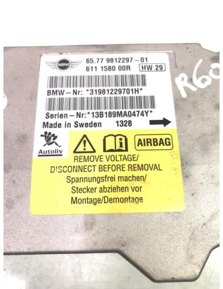 Boitier air bag MINI MINI 2 R60 COUNTRYMAN BREAK Essence