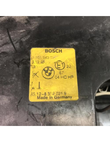 Optique avant principal gauche (feux)(phare) BMW SERIE 7 E38 