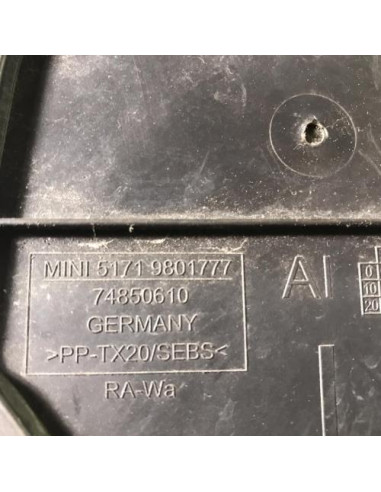 Baie de pare brise MINI MINI 2 R60 COUNTRYMAN BREAK Diesel
