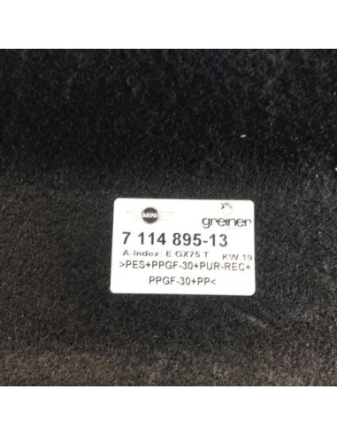 Plage arriere MINI MINI 1 R52 CABRIOLET 