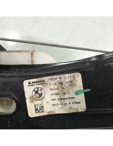 Leve vitre electrique arriere gauche BMW SERIE 3 F31 TOURING PHASE 1 BREAK Diesel