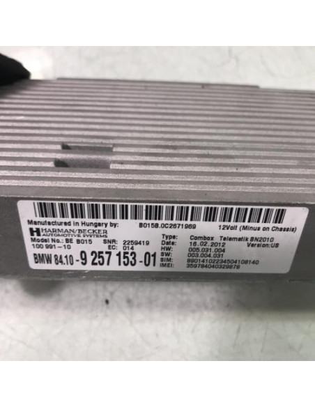 Calculateur BMW SERIE 5 F10 PHASE 1 Essence