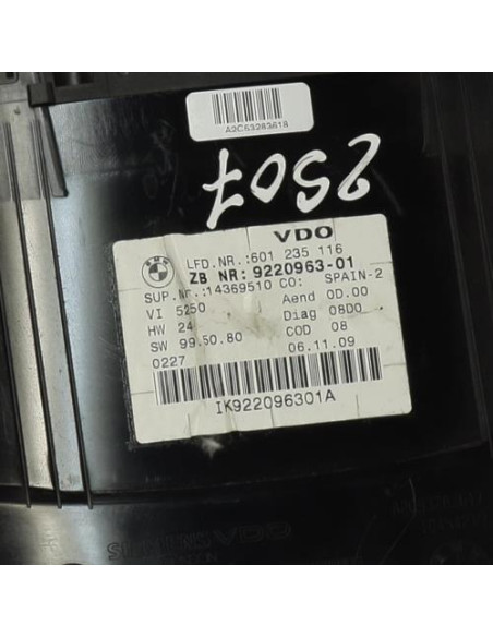 Compteur BMW SERIE 3 E92 COUPE PHASE 1 Diesel