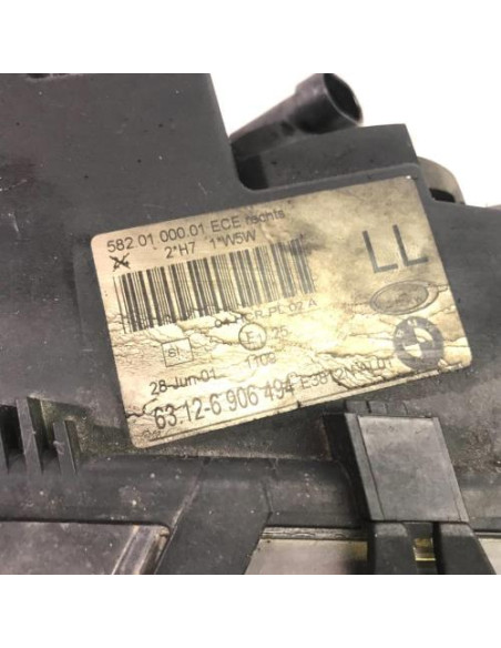 Optique avant principal droit (feux)(phare) BMW SERIE 3 E46 PHASE 1 Diesel