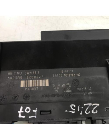 Calculateur BMW SERIE 5 F07 GRAN TURISMO PHASE 2 Essence