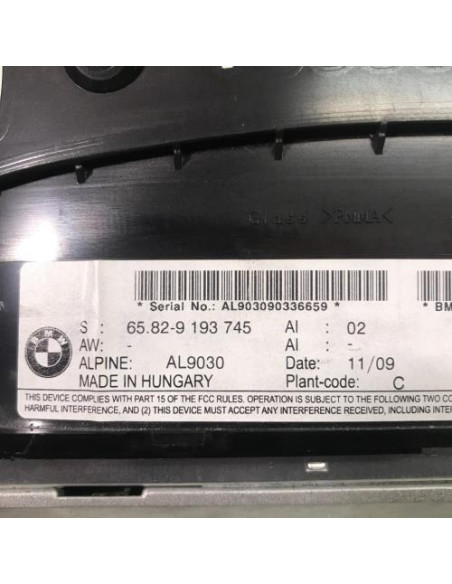 Ecran GPS BMW SERIE 3 E90 PHASE 2 Diesel