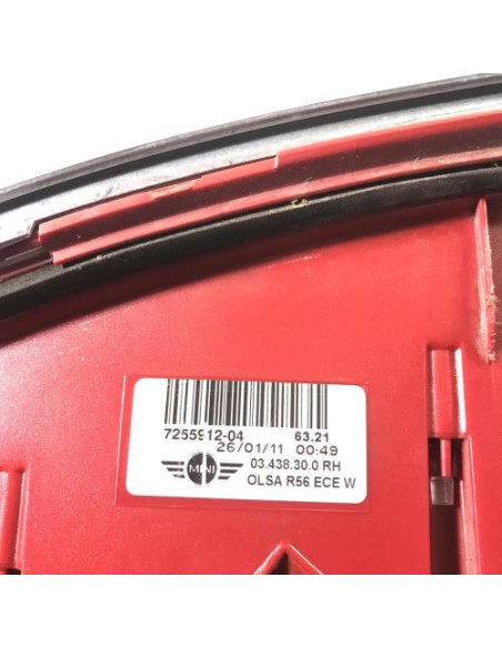 Feu arriere principal droit (feux) MINI MINI 2 R56 PHASE 2 Diesel