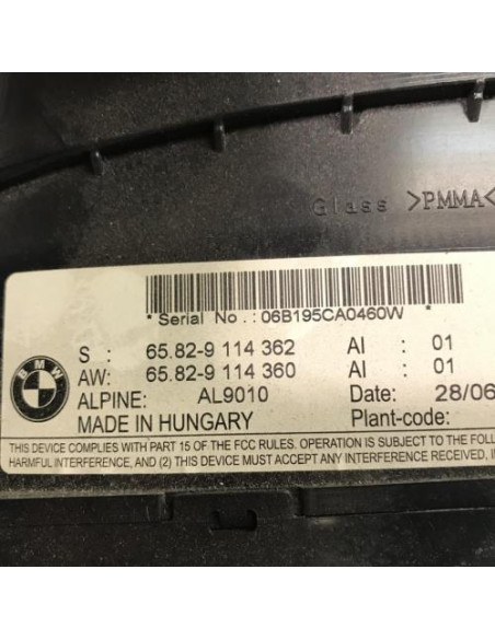 Ecran GPS BMW SERIE 3 E90 PHASE 1 Diesel