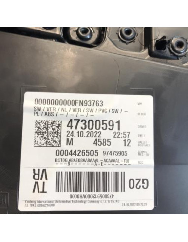 Panneau de porte avant droit BMW SERIE 3 G20 