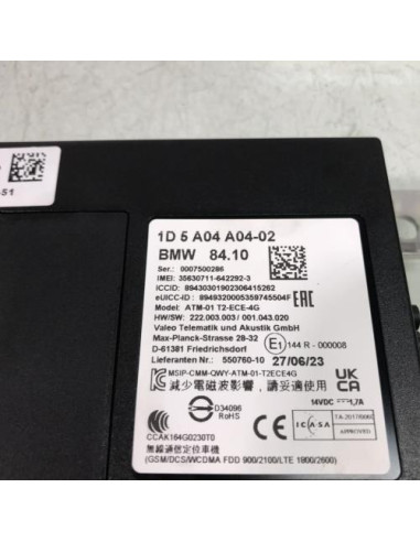 Calculateur MINI MINI 3 F60 COUNTRYMAN PHASE 1 BREAK 