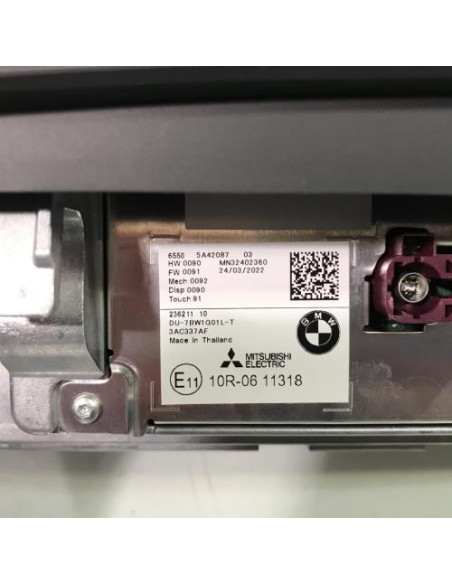 Ecran GPS BMW X3 G01 