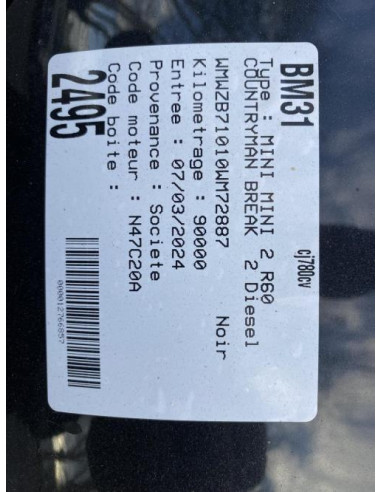 Bloc chauffage MINI MINI 2 R60 COUNTRYMAN BREAK Diesel