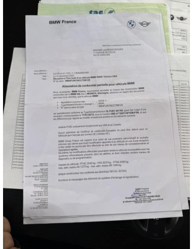 Feu arriere secondaire droit (feux) BMW SERIE 5 F10 PHASE 1 Essence