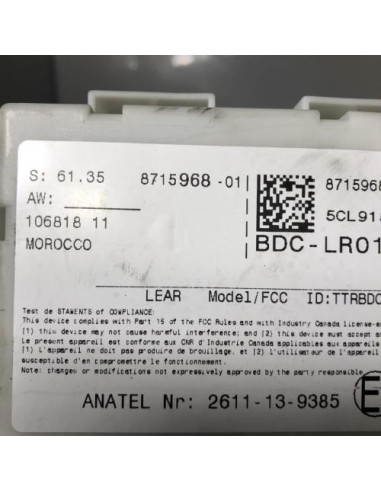 Porte fusible BMW SERIE 2 F45 ACTIVE TOURER PHASE 2 Diesel