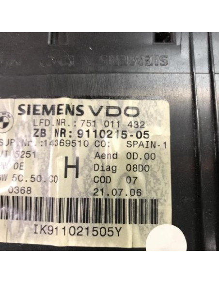 Compteur BMW SERIE 3 E90 PHASE 1 Diesel