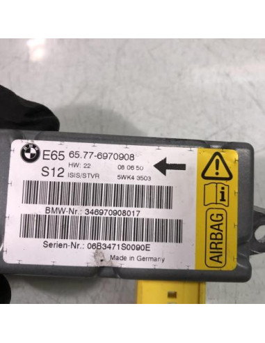 Boitier air bag BMW SERIE 7 E65 PHASE 2 Diesel