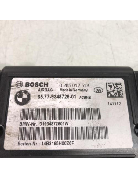 Boitier air bag BMW SERIE 4 F36 GRAN COUPE PHASE 1 Diesel