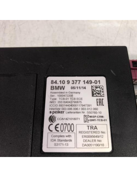 Calculateur BMW SERIE 4 F36 GRAN COUPE PHASE 1 Diesel