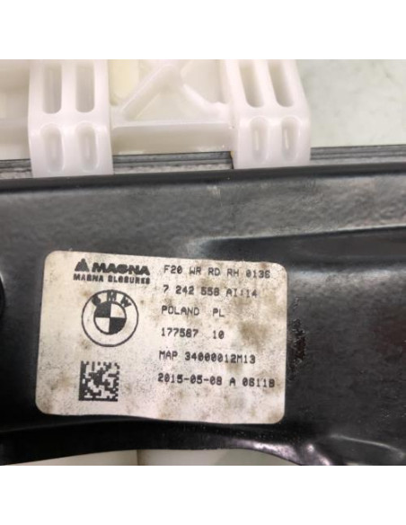 Leve vitre electrique arriere droit BMW SERIE 1 F20 PHASE 2 Essence