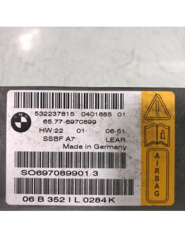 Boitier air bag BMW SERIE 7 E65 PHASE 2 Diesel