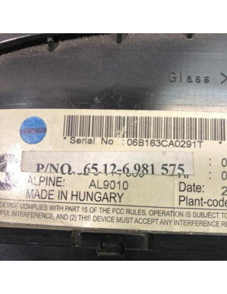 Ecran GPS BMW SERIE 3 E90 PHASE 1 Diesel