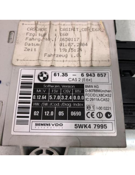 Calculateur BMW SERIE 5 E60 PHASE 1 