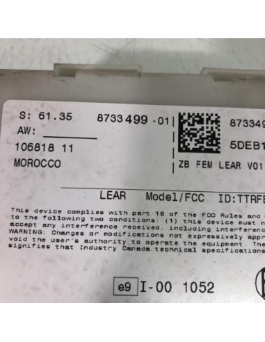 Porte fusible BMW SERIE 1 F20 PHASE 2 Diesel